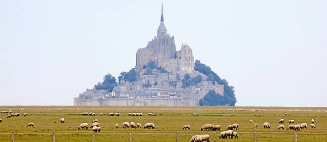 C'est la querelle de geographie francaise la plus celebre : le Mont-Saint-Michel est-il en Bretagne ou en Normandie ? 